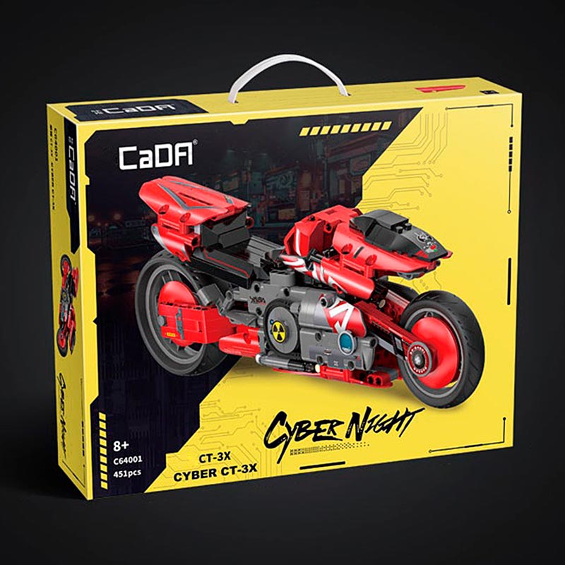 Cyberpunk Moto CT-3X Armable 451 Piezas Escala 1:6 Mecanico