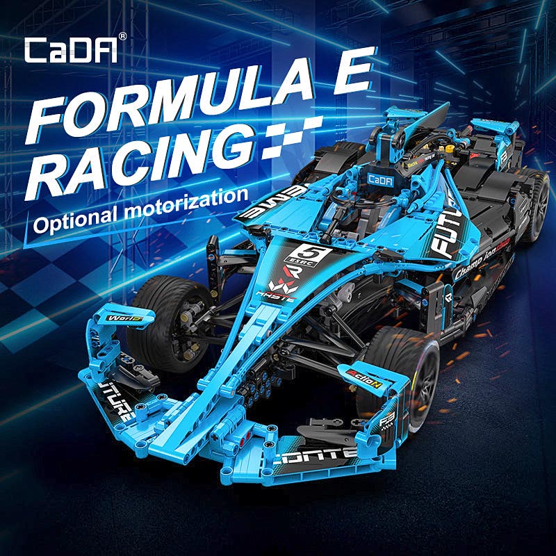 Formula E Racing Armable 1667 Piezas Escala 1:8 Mecanismo