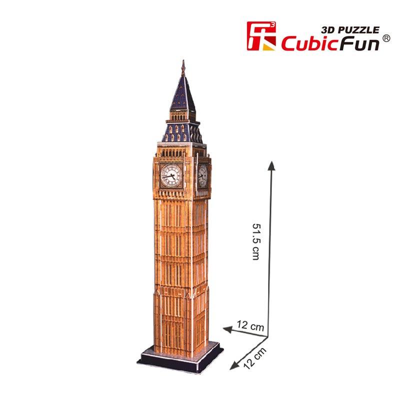Big Ben Clock Tower Rompecabezas 3D Cubicfun Serie C