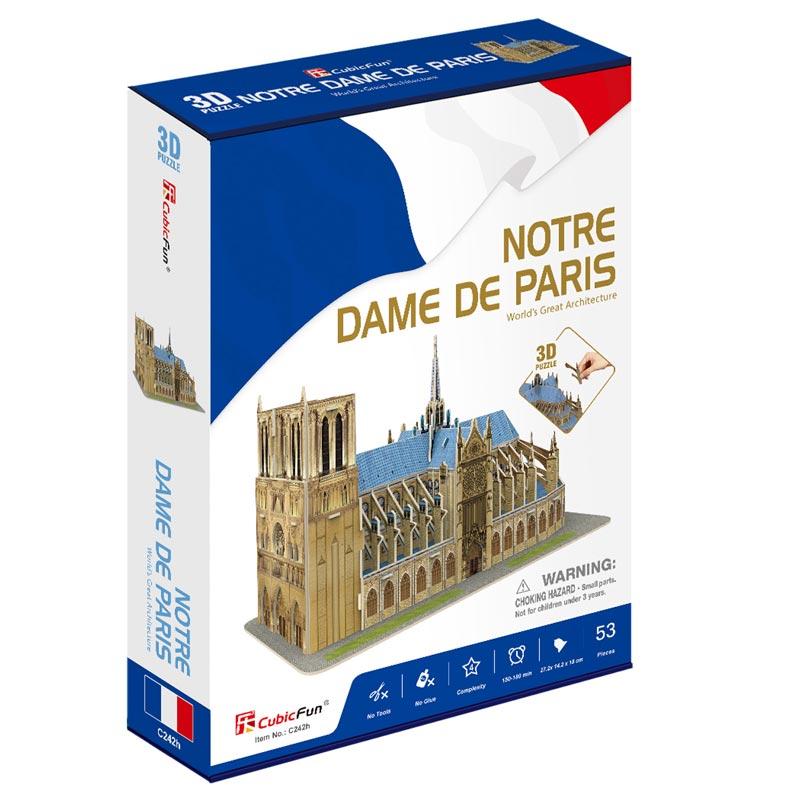 Catedral de Notre Dame 53 Piezas Cubicfun