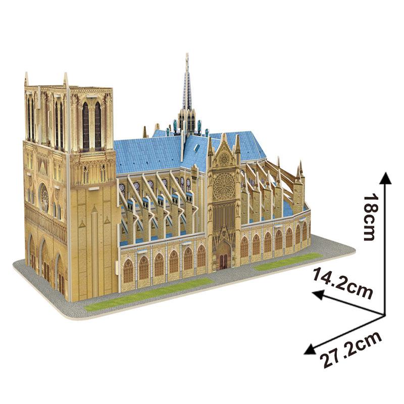 Catedral de Notre Dame 53 Piezas Cubicfun