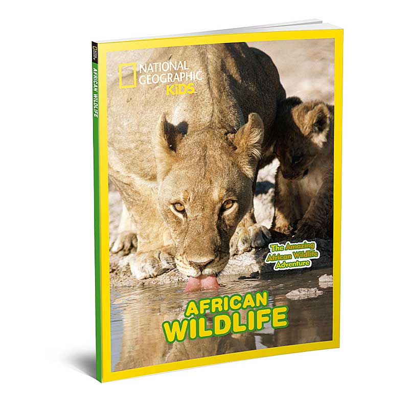 Animales de Africa Diorama Armable Natgeo Cubicfun