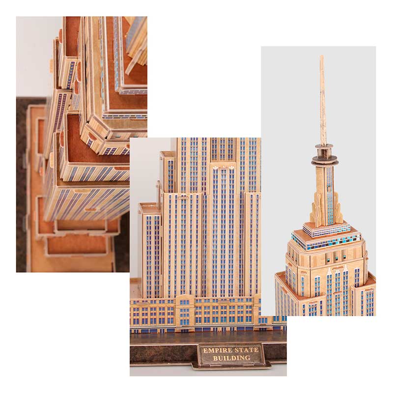 Natgeo Empire State New York Edificio Rompecabezas 3D Cubicfun