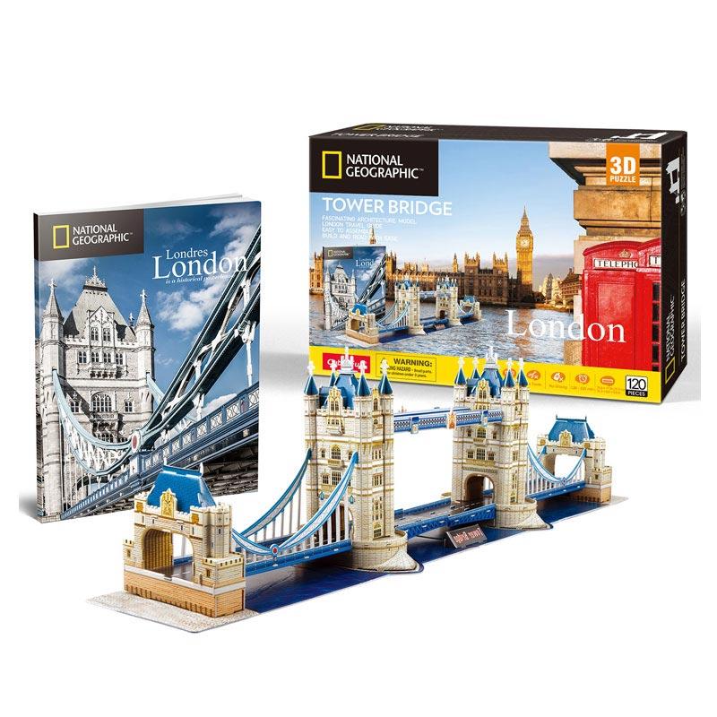 Natgeo Tower Bridge Londres Rompecabezas 3D Cubicfun