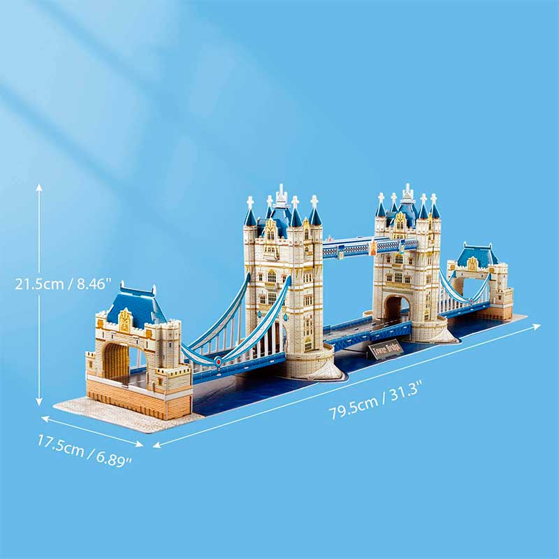 Natgeo Tower Bridge Londres Rompecabezas 3D Cubicfun