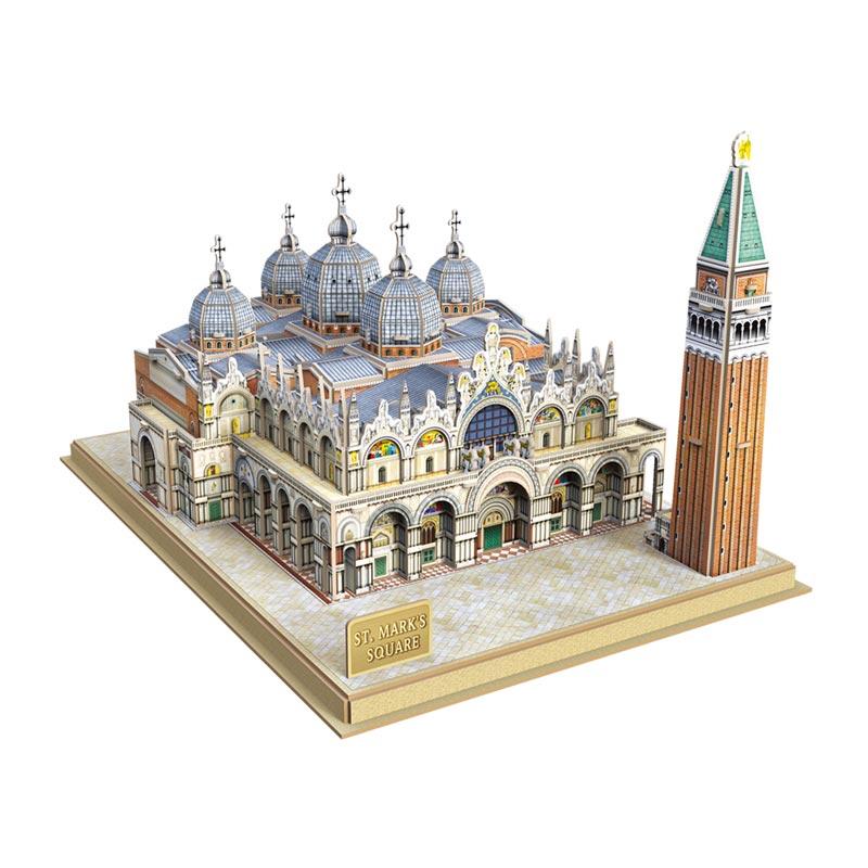 Natgeo Plaza de San Marcos Venecia Rompecabezas 3D Cubicfun