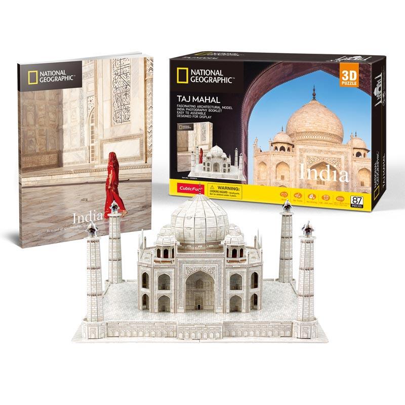 Natgeo Palacio Taj Mahal India Rompecabezas 3D Cubicfun