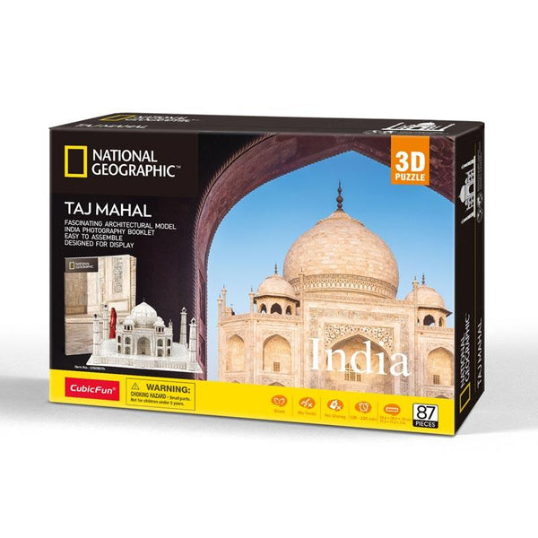 Natgeo Palacio Taj Mahal India Rompecabezas 3D Cubicfun