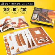Natgeo Torre Eiffel Paris Francia Rompecabezas 3D Cubicfun