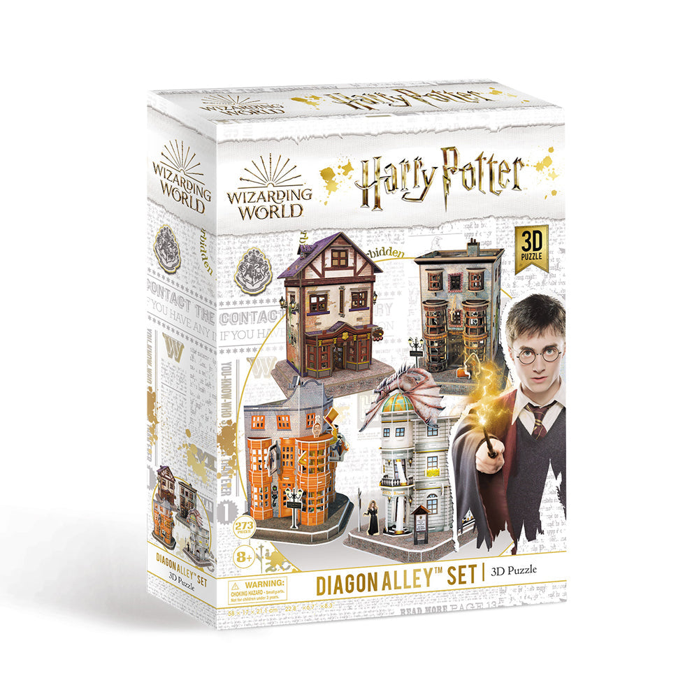 Harry Potter Diagon Alley Rompecabezas 3D Cubicfun Puzzle 3D