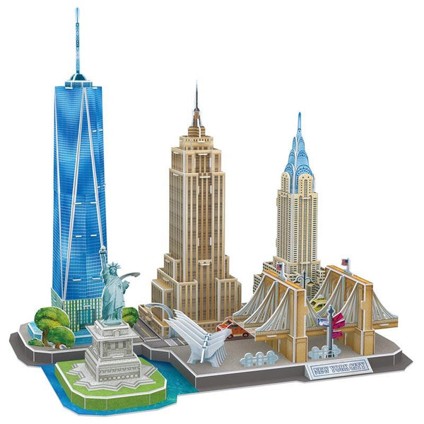 Nueva York City Line USA Rompecabezas 3D Cubicfun Puzzle 3D