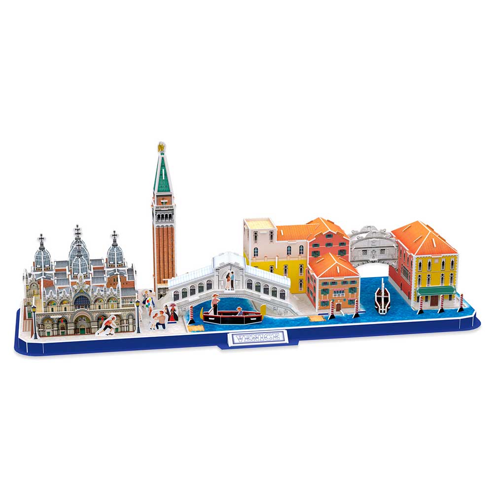 Venecia City Line Italia Rompecabezas 3D Cubicfun Puzzle 3D