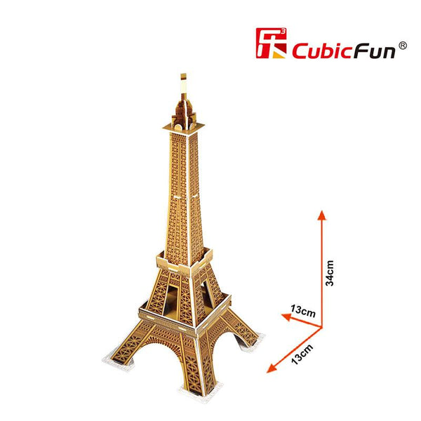 Francia Torre Eiffel Miniatura Armable Puzzle 3D 20 Piezas