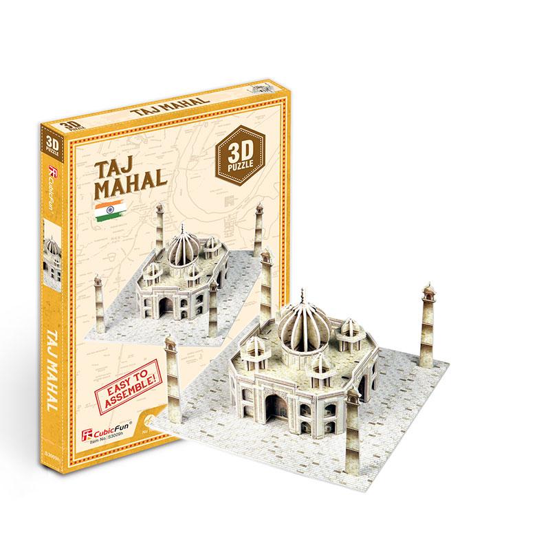 India Taj Mahal Miniatura Armable Puzzle 3D Serie S