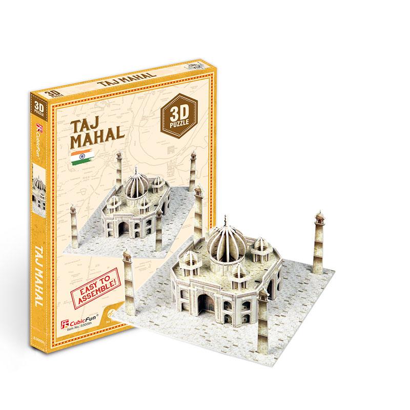 India Taj Mahal Miniatura Armable Puzzle 3D 39 Piezas