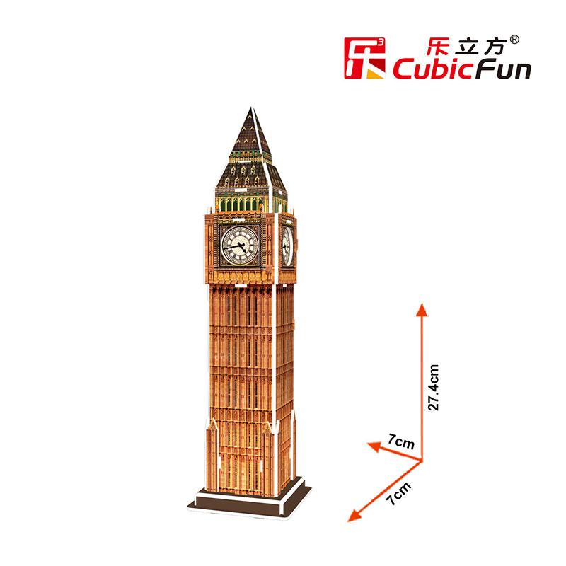Inglaterra Big Ben Miniatura Armable Puzzle 3D 13 Piezas