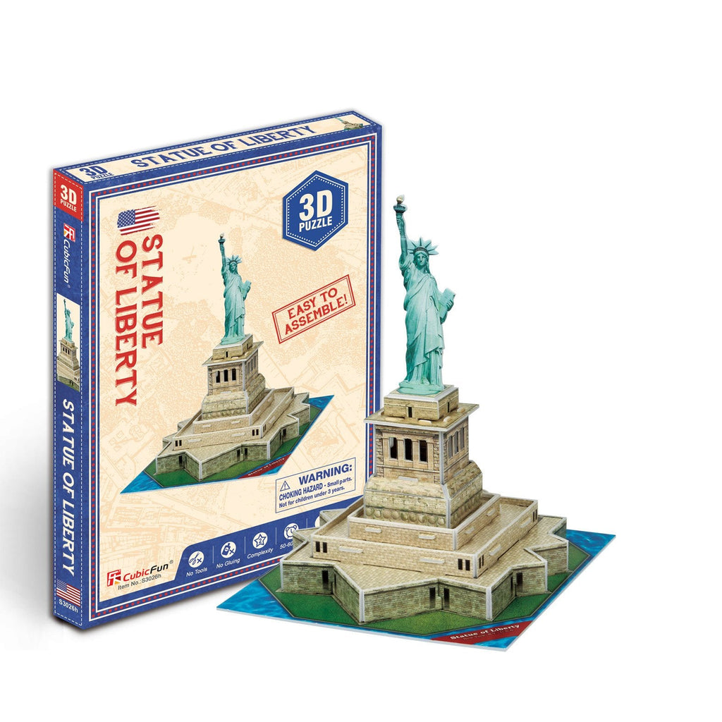 New York Estatua de la Libertad Miniatura Armable Puzzle 3D