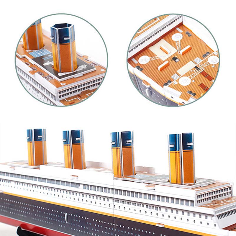 Titanic Classic Armable Puzzle 3D 35 piezas 45cm