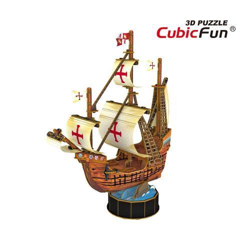 Santa Maria Miniatura Armable Puzzle 3D 93 Piezas Cubicfun