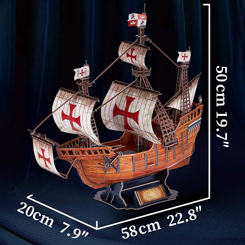 Santa Maria Puzzle 3D 204 Piezas Cubicfun
