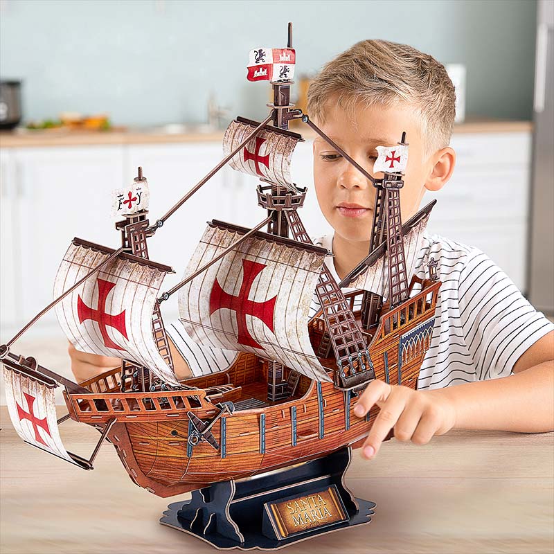 Santa Maria Puzzle 3D 204 Piezas Cubicfun