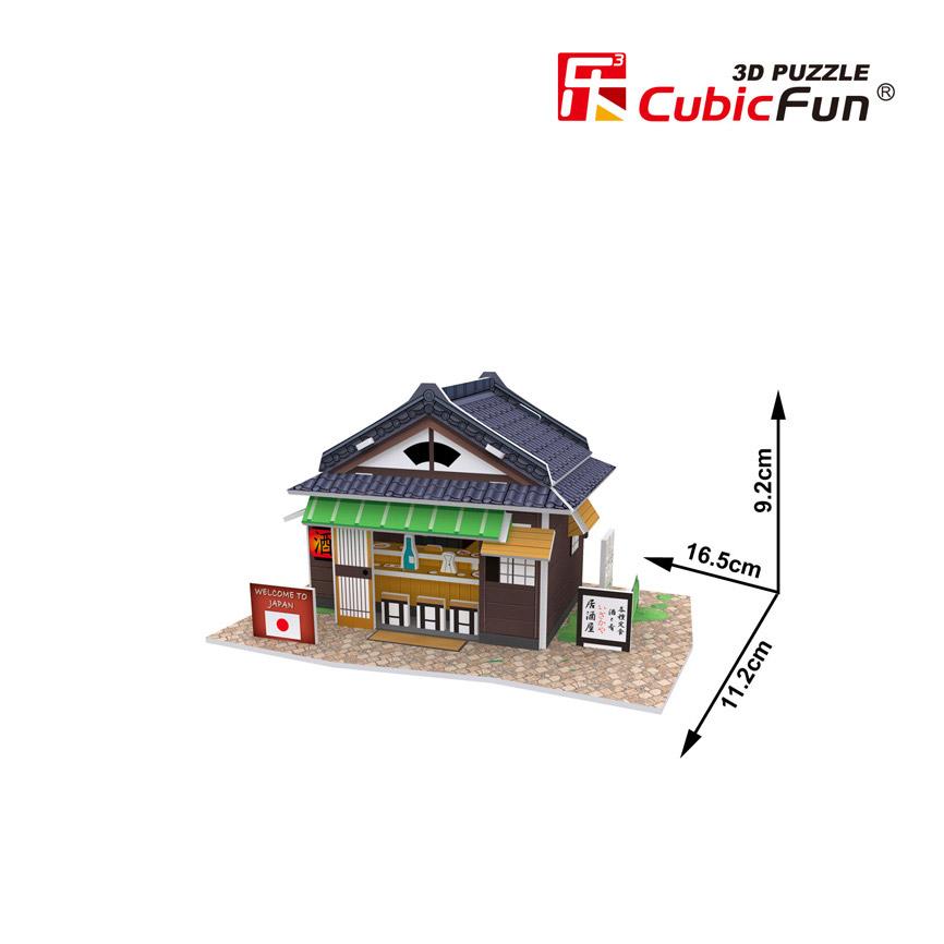 Rompecabezas 3D IZAKAYA Pub japones Cubicfun