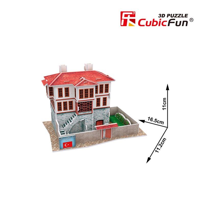 Rompecabezas 3D Folk House II Casa de Turquia Cubicfun
