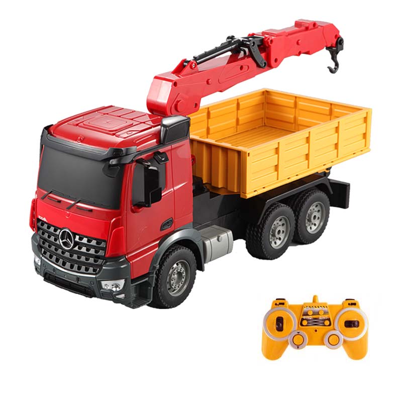 Camion Grua Tolva Mercedes Benz Radio Control Escala 1:20