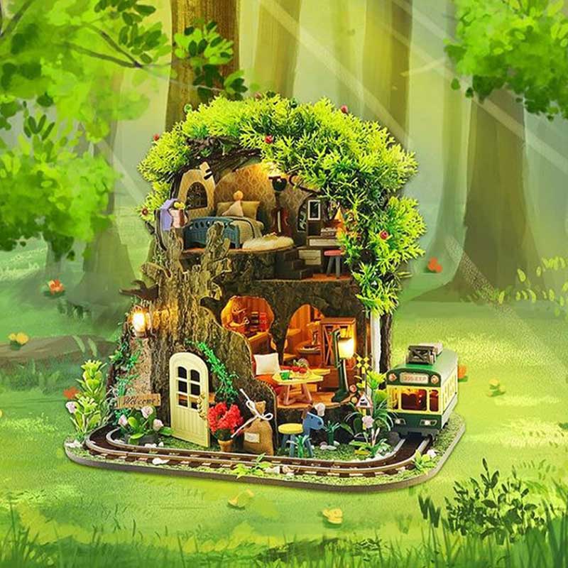 Secret Forest Miniatura Armable con Exhibidor