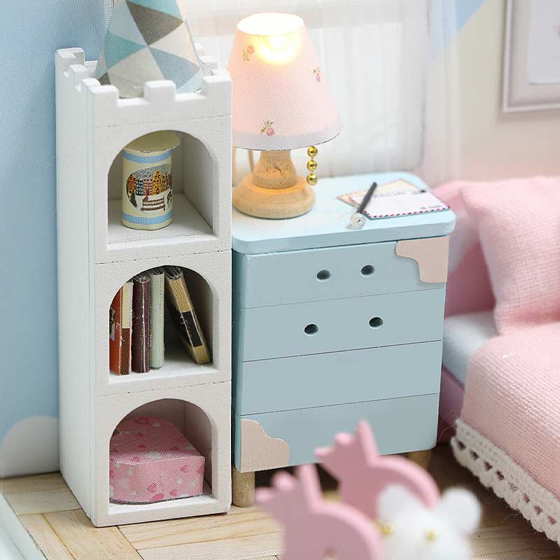 Dream Room Mini Casita Armable con Caja Exhibidor Hongda