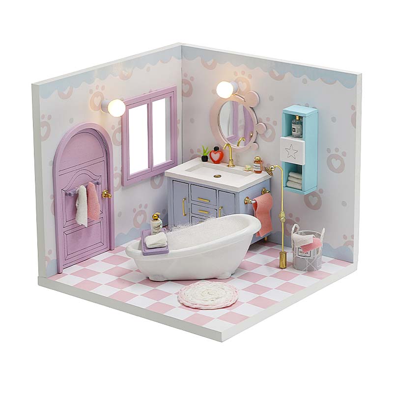 Cosy Bathroom Mini Casita Armable con Exhibidor