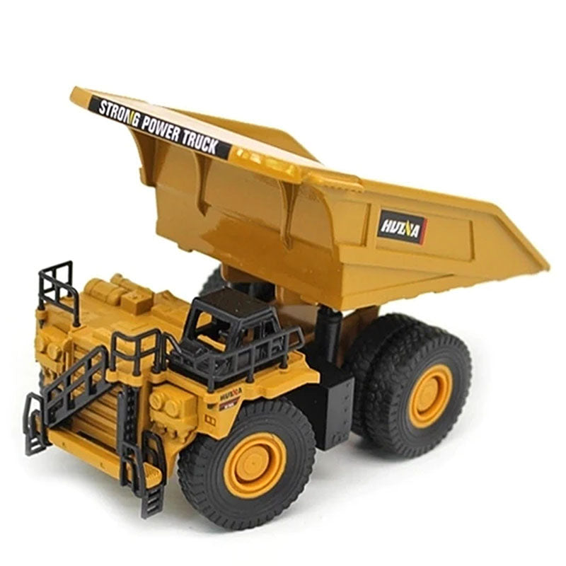 Excavadora Cargador Frontal Camion Tolva Huina Pack 1:60