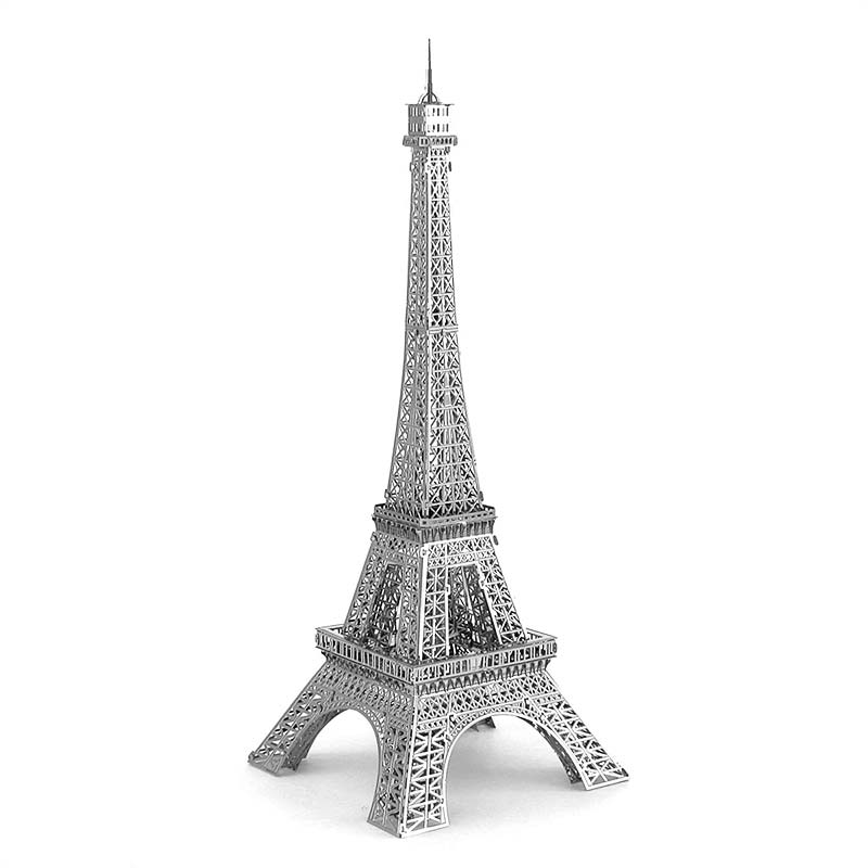 Torre Eiffel Premium Acero Inoxidable Puzzle 3d Metal Earth