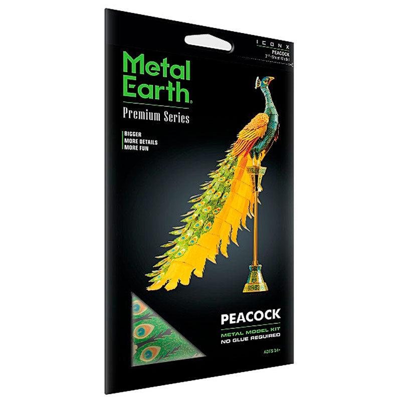 Pavo Real Premium Armable Puzzle 3d Metal Earth