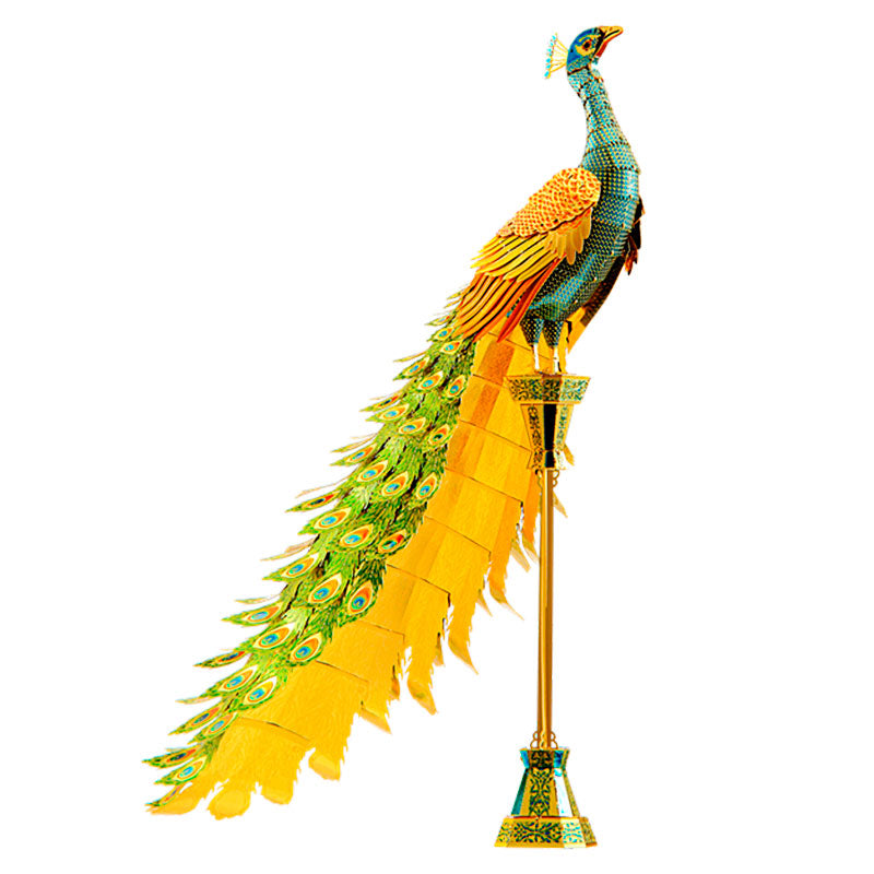 Pavo Real Premium Armable Puzzle 3d Metal Earth
