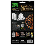Game of Thrones Escudo Targaryen Metal Earth