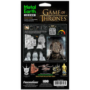 Game of Thrones Trono de Hierro Metal Earth