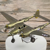 Avión P-38 Lightning 73 Piezas Metal Earth