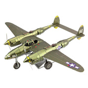 Avión P-38 Lightning 73 Piezas Metal Earth