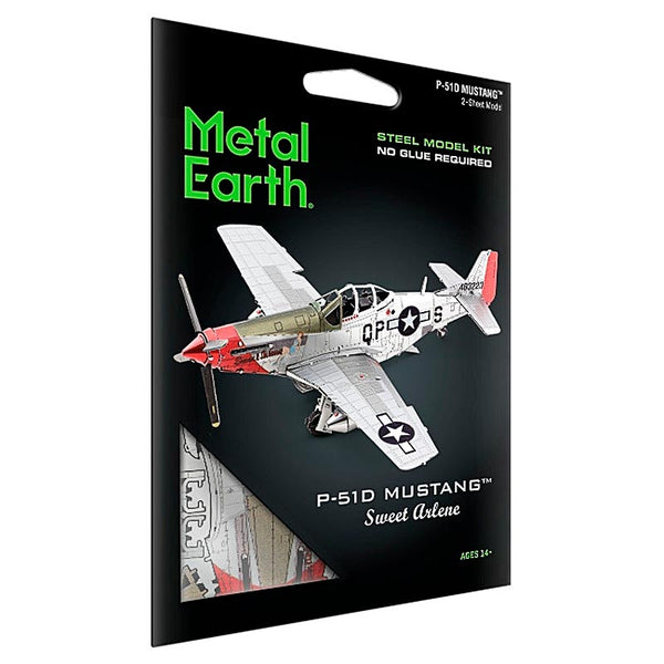 Avion Mustang P51D Sweet Arlene Puzzle 3D Metal Earth