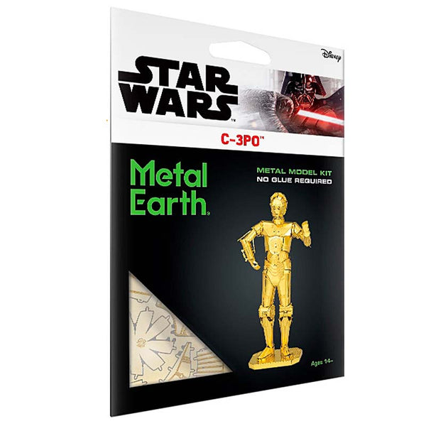 Star Wars Gold C-3PO Dorado Puzzle 3D Metal Lucasfilm™