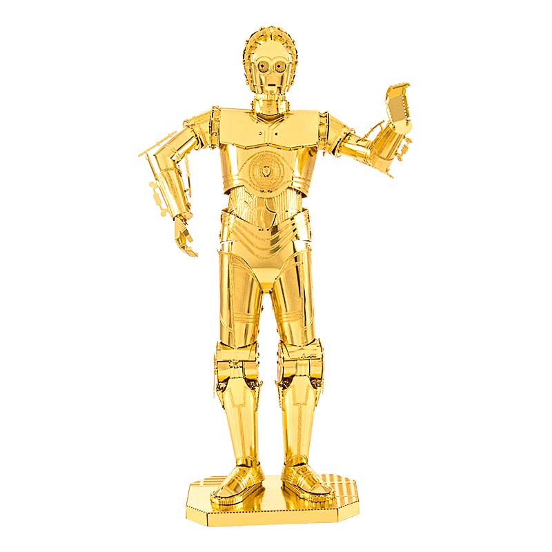 Star Wars Gold C-3PO Dorado Puzzle 3D Metal Lucasfilm™