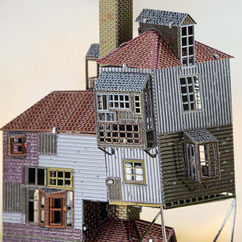 Harry Potter The Burrow La Madriguera Metal Earth