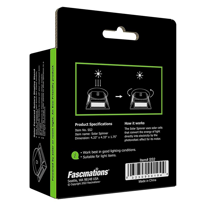 Exhibidor Base Giratoria Solar Low Light Metal Earth