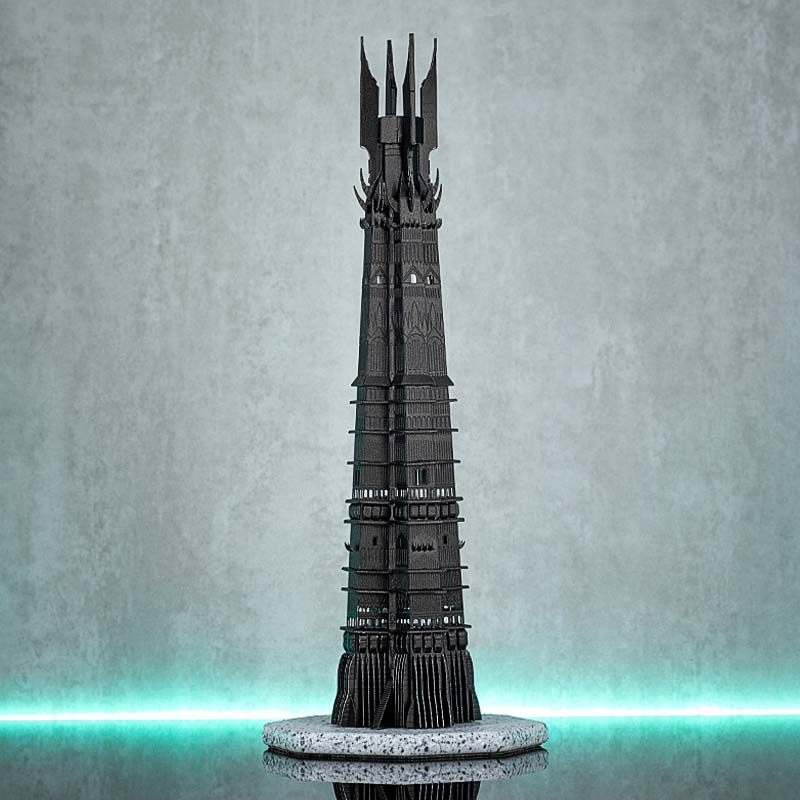 Lord of the Rings Orthanc Torre de Isengard Metal Earth