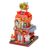 Tienda de Hamburguesas Hamburger Shop Puzzle 3D de Metal