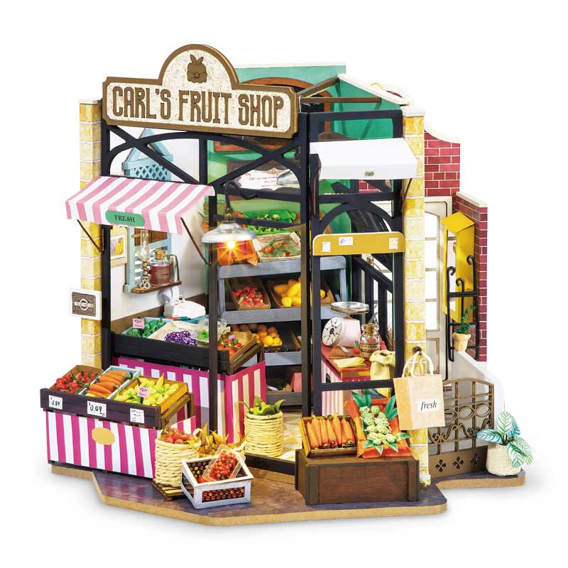 Verduleria Carl Fruit Shop Maqueta Miniatura Robotime
