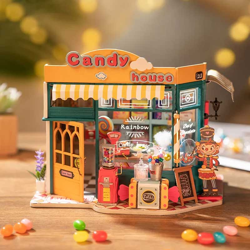 Rainbow Candy House Miniatura Armable