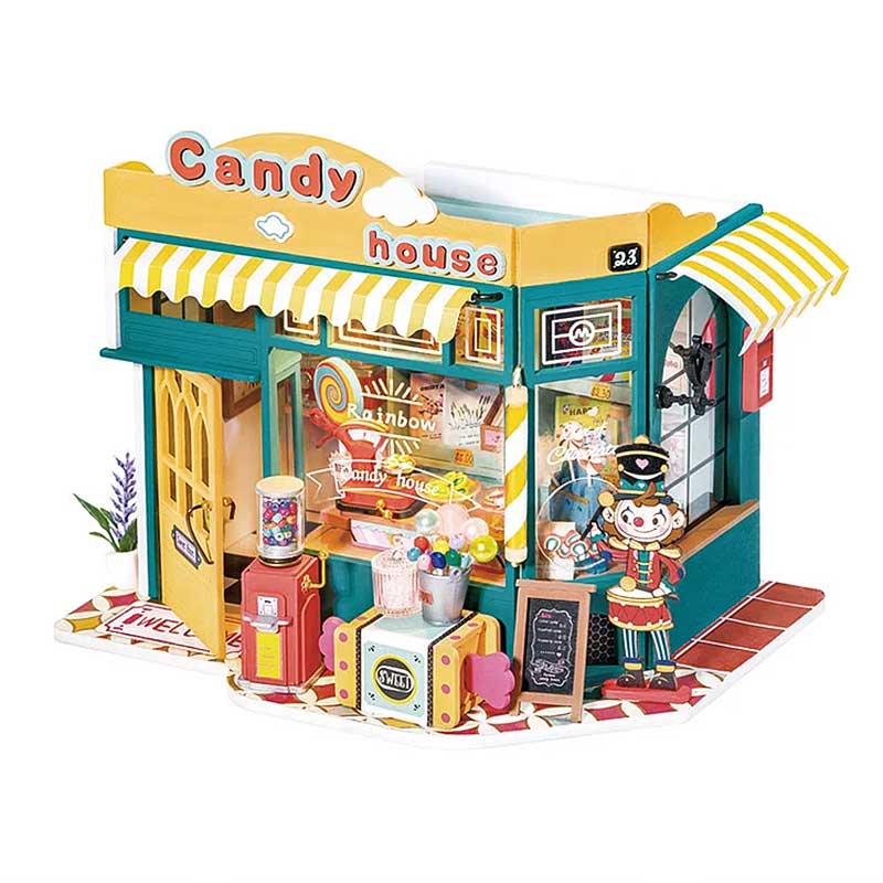 Rainbow Candy House Miniatura Armable