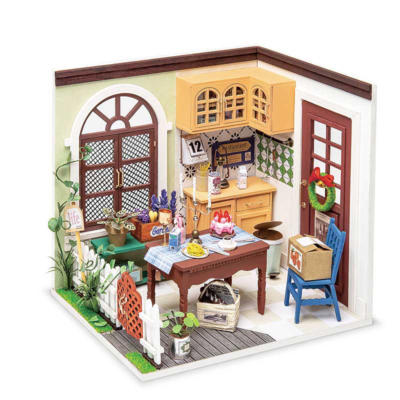 Comedor Charlie Dining Room Maqueta Miniatura Robotime